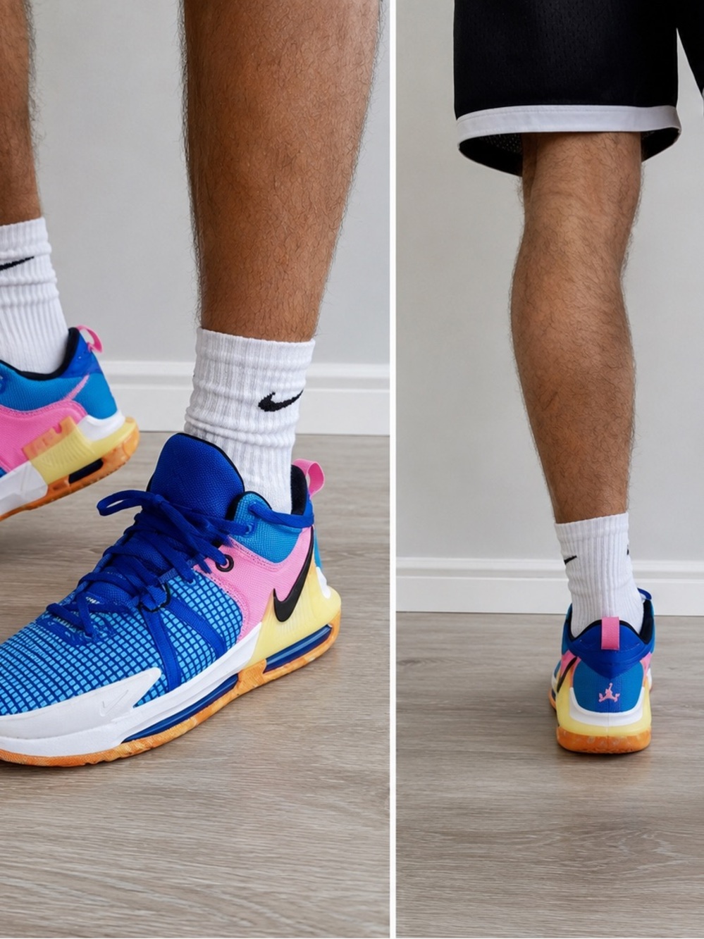 Nike LeBron Witness 7 DM1123-400 Blue Pink Basketball Shoes Men’s 12